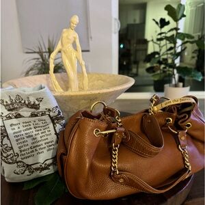 Juicy Couture saddle brown handbag